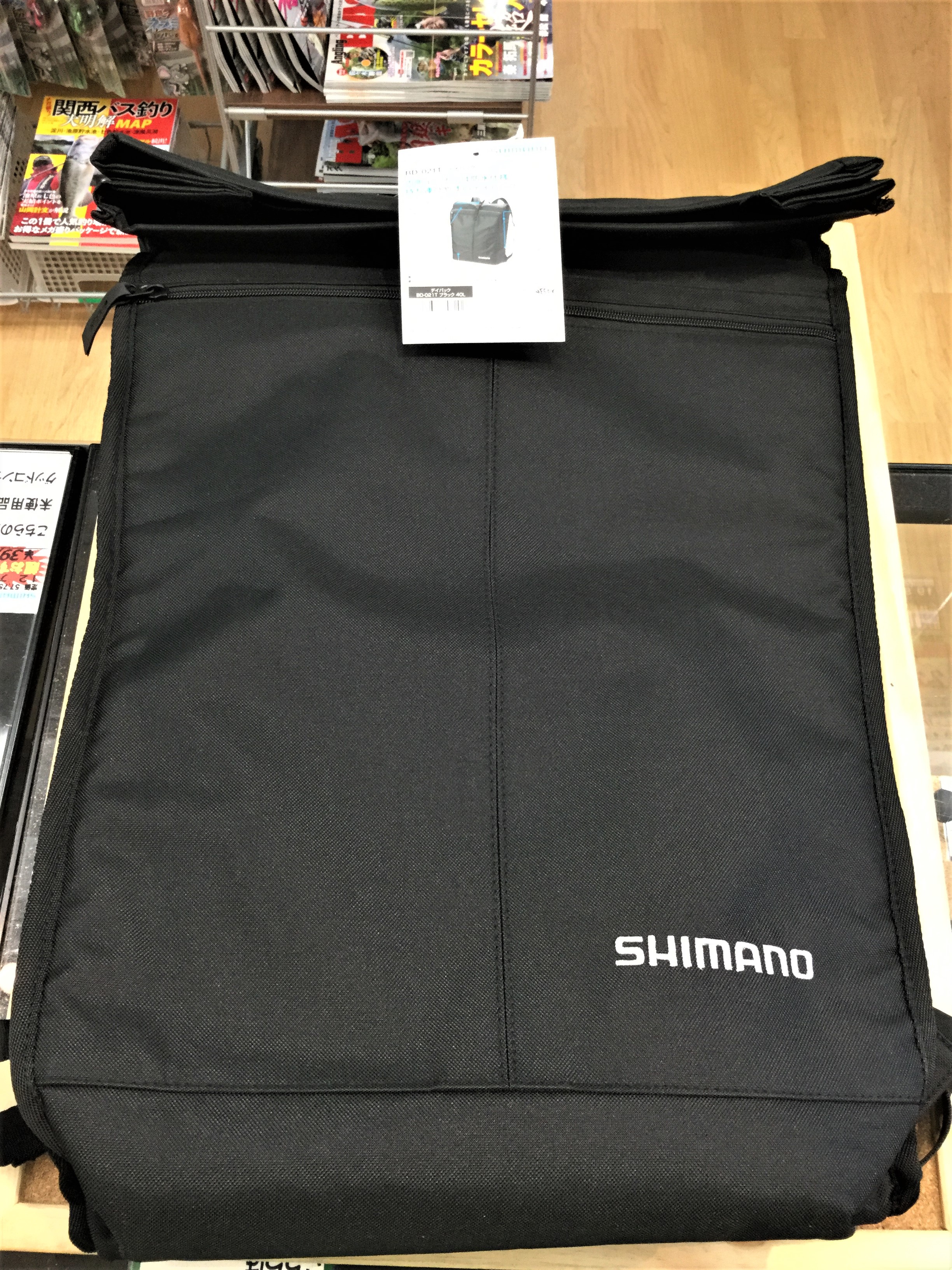 廃盤 完売商品 シマノ BD-021T デイパック ブラック 釣りリュック