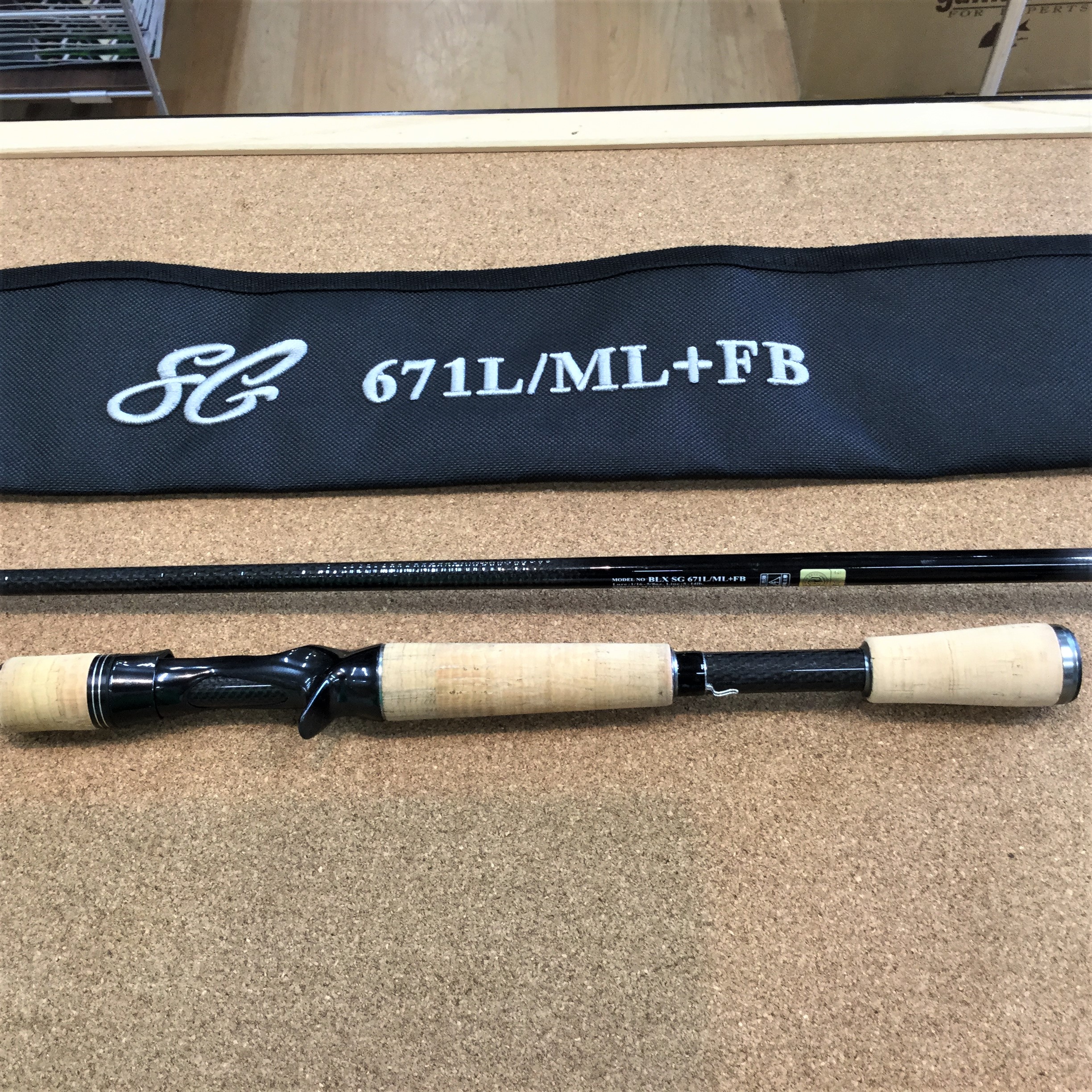 ダイワ　ブラックレーベルSG671L/ML+FB DAIWA（釣り） ダイワ ブラックレーベル BLX SG 671L/ML+FB