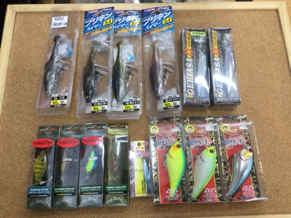 葛の葉店 最新釣具買取情報 大人気メーカルアー多数 人気ワーム 有名メーカーワーム多数買い取り入荷 買取り入荷しました つりどうぐ一休 葛の葉店 大阪で釣具買取の専門店 釣具販売のつりどうぐ一休