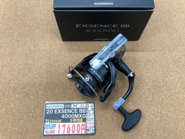 （新製品入荷情報）シマノ 20エクスセンスBB4000MHG 入荷いたしました。（寝屋川店） | 大阪で釣具買取の専門店、釣具販売のつりどうぐ一休