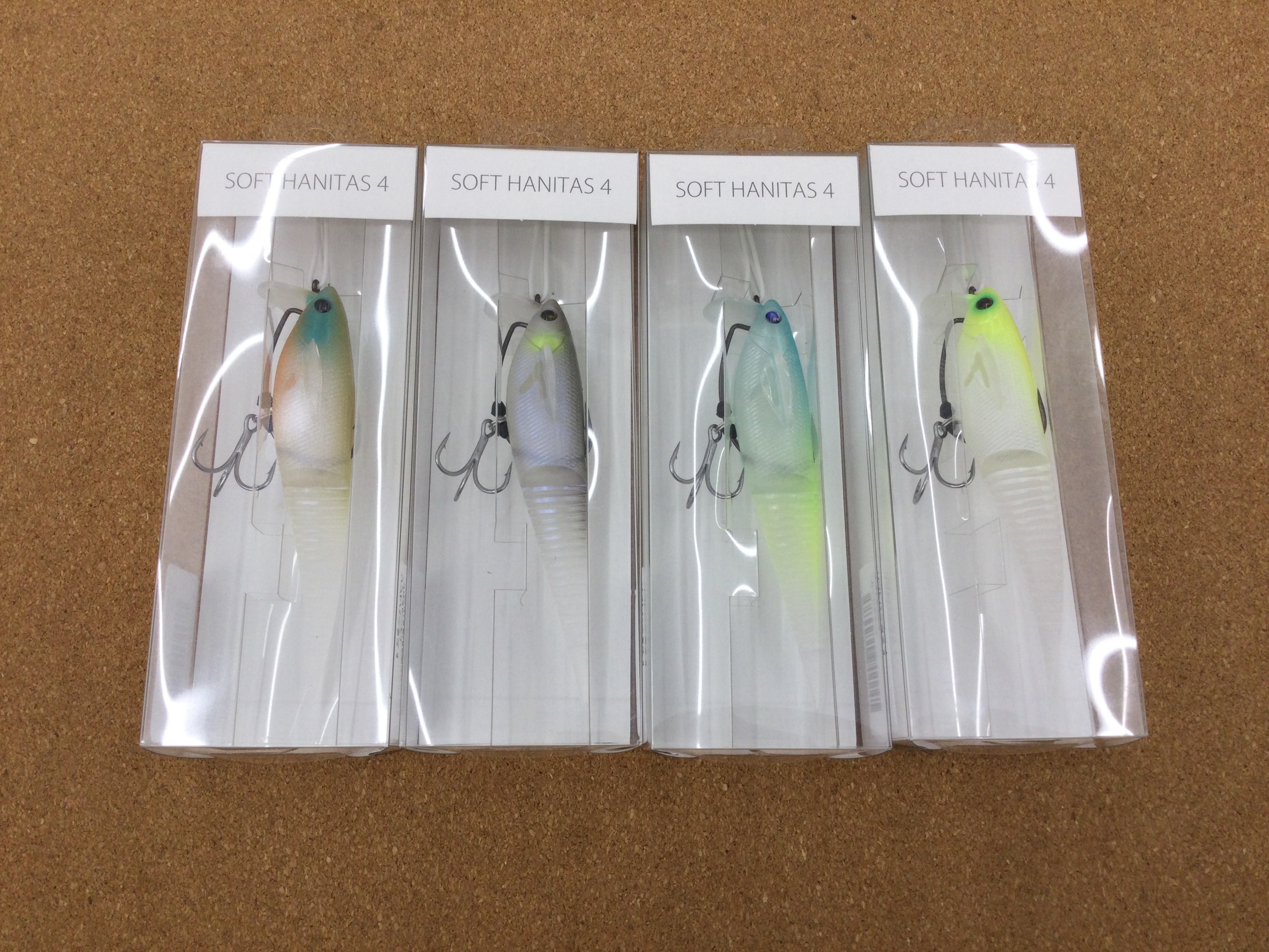 【新品未使用】ソフトハニタス 4 セット売り マドタチ ソフトハニタス 4インチ 人気カラー 2個セット 新品未