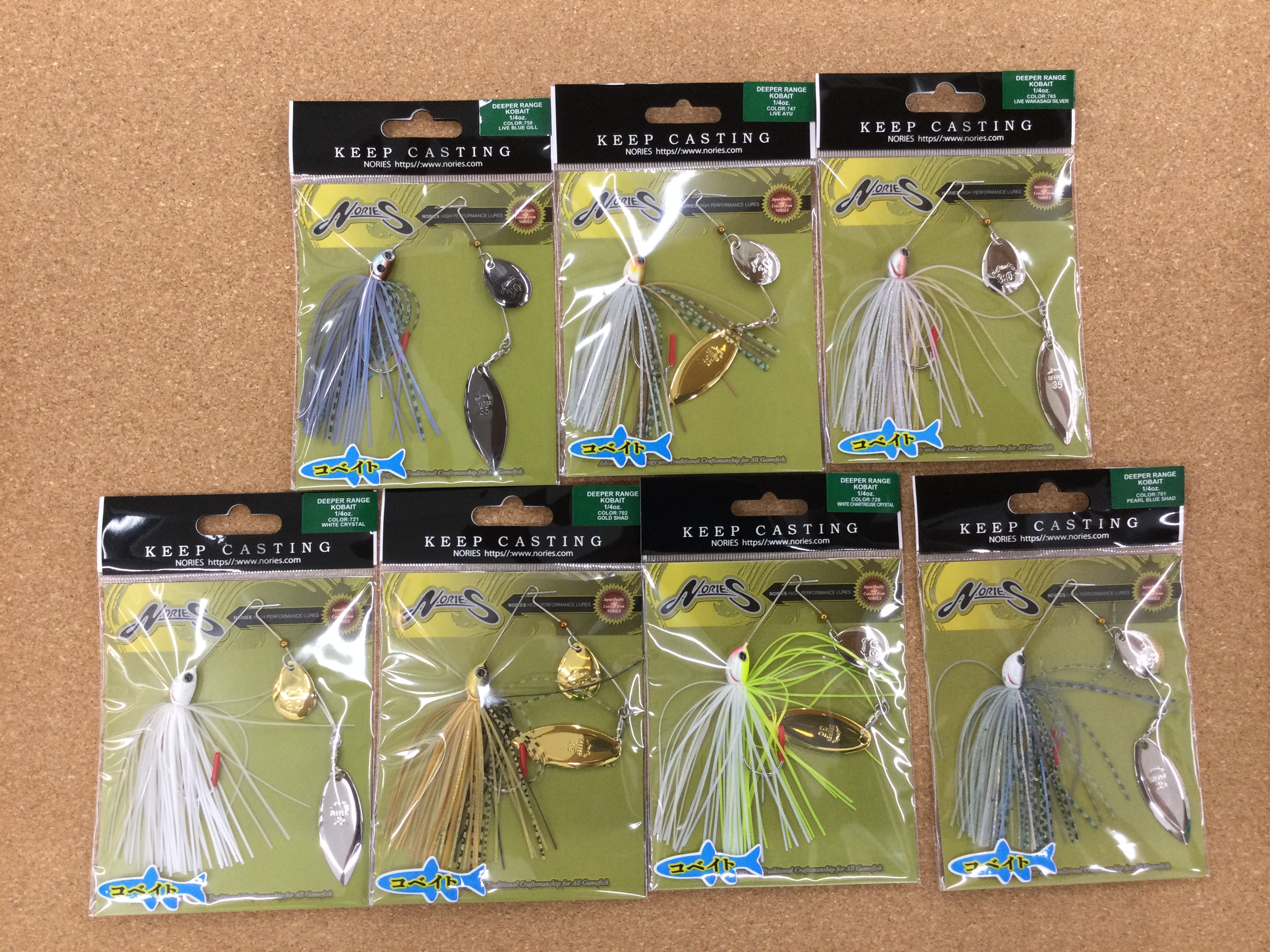 釣具まとめ売り　2 滋賀守山店 新製品入荷情報 ノリーズ ティーパーレンジ コベイト 1/4oz