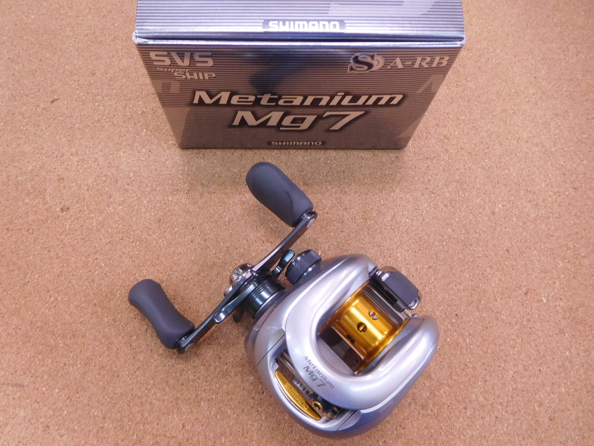 ☆日本の職人技☆ SHIMANO 07メタニウムMg7 ハンドルノブカスタム