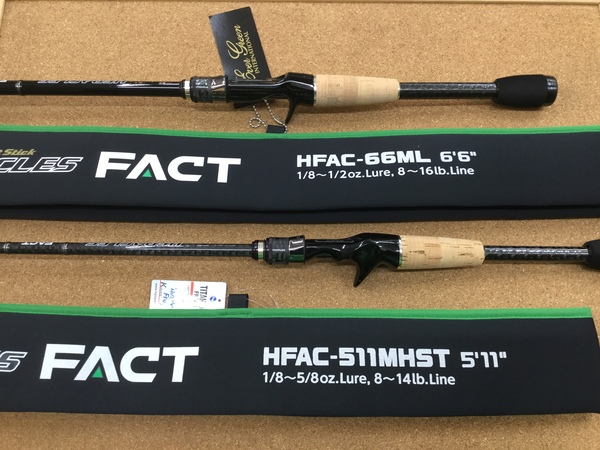 葛の葉店【最新釣具買取情報】「エバーグリーン ヘラクレス・ファクト ＨＦＡＣ－６６ＭＬ ＨＦＡＣ－５１１ＭＨＳＴ、カレイドデジーノ ＴＫＤＣ－６６ＭＬＢＦ－Ｐｒｏ 【スティングレイ６６】」買取り入荷しました。（つりどうぐ一休　葛の葉店）サムネイル