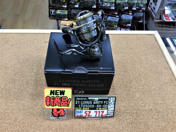 狭山店【新製品入荷情報】「ダイワ　２１ルビアス・エアリティ―　ＦＣ　ＬＴ２５００Ｓ-ＸＨ-ＱＤ（新製品）が、新入荷しました！」（狭山店）サムネイル