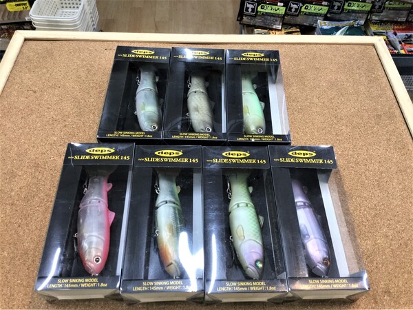 狭山店【新製品入荷情報】「ｄｅｐｓ　〇ＮＥＷスライドスイマー１４５（新色含め７色入荷）〇バズジェット（７色再入荷）＆つり人社　ＢＡＳＳＥＲ　２０２１年６月号（新刊）などが、入荷しました！」（狭山店）サムネイル