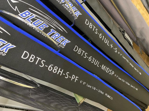 滋賀守山店　新製品入荷情報　ディスタイル  ブルートレック  DBTS-61UL+-S  DBTS-63UL-MIDSP  DBTS-68H-S-PF　レゼルブハッチ、ジャッカル  リルビル70F　スリークマイキー115　入荷致しました。サムネイル