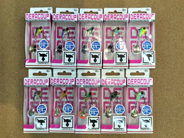 狭山店【製品入荷情報】「ジャッカル　デラクー　〇１／４ｏｚ（１０色再入荷）〇３／８ｏｚ（１２色再入荷）〇１／２ｏｚ（１２色再入荷）＆ジャッカル　ワムワム６０（５色再入荷）などが、入荷しました！」（狭山店）サムネイル