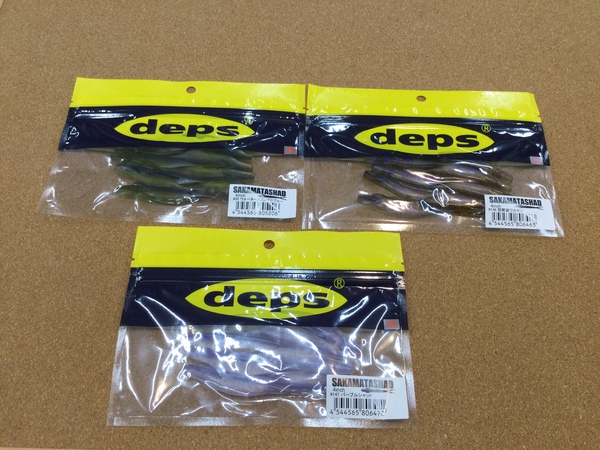 狭山店【新製品入荷情報】「ｄｅｐｓ　サカマタシャッド　〇４インチ（新色３色含め５色入荷）〇５インチ（新色３色入荷）〇６インチ（新色３色入荷）〇８インチ（新色３色入荷）などが、入荷しました！」（狭山店）サムネイル