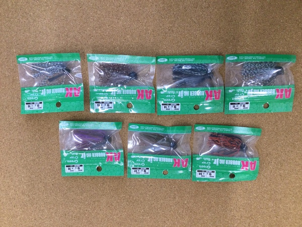 （新製品入荷情報）　一誠  ＡＫラバージグｊｒ.　７ｇ　９ｇ　ｂｉｂｉｂｉ蟲１.８インチ　海太郎キャラメルシャッド３.５インチ　４インチ、つり人社 バサー７月号  入荷致しました！（寝屋川店）サムネイル