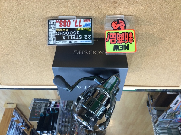 狭山店【新製品入荷情報】第２弾！「シマノ　〇２２ステラ　２５００ＳＨＧ（再入荷）〇２２バンタム　ＨＧ（左・新製品）などが、入荷しました！」（狭山店）サムネイル