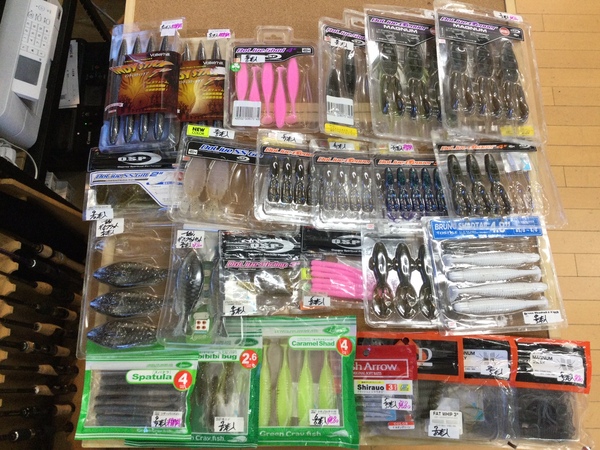 【最新釣具買取情報】「大人気メーカーワーム多数！」買取り入荷致しました。（つりどうぐ一休　葛の葉店）サムネイル