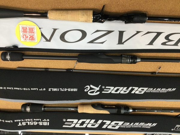 狭山店　本日の釣具買取商品！「ｉｓｍ　〇インフィニットブレード　ＩＢＳｰ６５ＬｰＳＴ（超美品）〇インフィニットブレードＲｅ　ＩＢＲＳｰ６７Ｌ１ＭＬ２（超美品）＆ダイワ　２１ブレイゾン　Ｃ６８ＬｰＢＦ（超美品）などが、買取入荷しました！」（狭山店）サムネイル