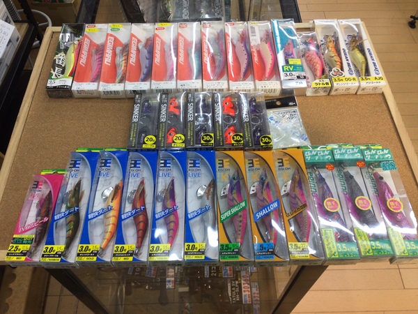 【最新釣具買取情報】「人気メーカーのエギ多数！」買取り入荷致しました。（つりどうぐ一休　葛の葉店）サムネイル