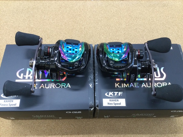 （新製品入荷情報☆第２弾☆）ジーニアスプロジェクト　グラビアス Ｋ．ＩＭＡＥ オーロラ Ｋ．Ｔ．Ｆ ｌｉｍｉｔｅｄ　Ｆｉｎｅｓｓスプール８．１ＲＨ ＆ ＮＥＯスプール８．１ＬＨ、ノリーズ　フカベイト　ウォッシャジュピタ　ウォッシャークローラーフカフカ　入荷致しました！（寝屋川店）サムネイル