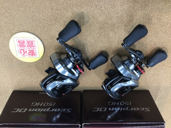 狭山店　本日の釣具買取商品　第２弾！「シマノ　２１スコーピオンＤＣ　１５０ＨＧ（右２台・極上品）が、買取入荷しました！」（狭山店）サムネイル