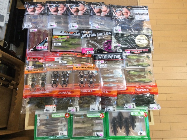 【最新釣具買取情報】「人気メーカーワーム多数！」買取り入荷致しました。（つりどうぐ一休　葛の葉店）サムネイル