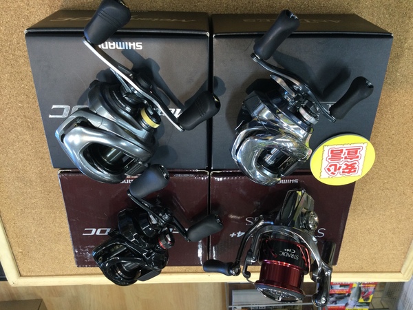 狭山店　本日の釣具買取商品　第２弾！「シマノ　〇１９アンタレスＨＧ（右）〇１６ストラディックＣＩ４＋　２５００ＨＧＳ　〇１５メタニウムＤＣ　ＸＧ（右）〇１７スコーピオンＤＣ　１００などが、買取入荷しました！」（狭山店）サムネイル