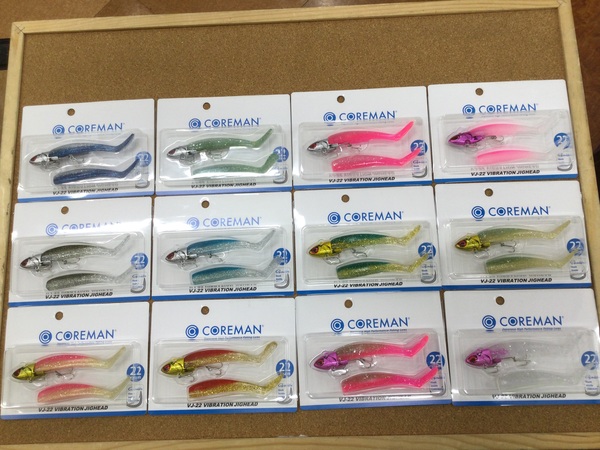 （新製品入荷情報）コアマン　ＶＪ－２２ バイブレーションジグヘッド　入荷致しました！（寝屋川店）サムネイル