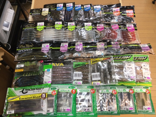 【最新釣具買取情報】「人気メーカーワーム多数！」買取り入荷致しました。（つりどうぐ一休　葛の葉店）サムネイル