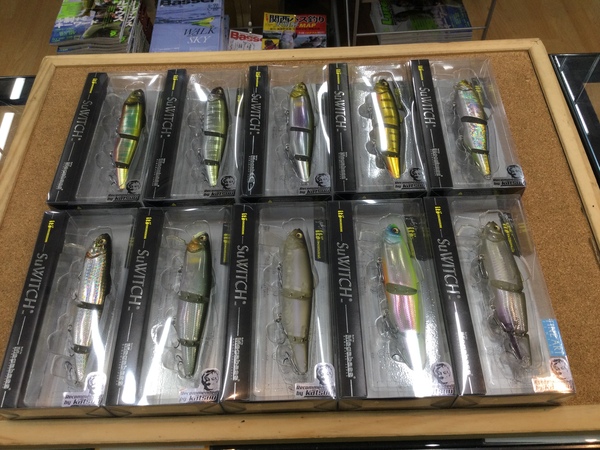 狭山店【新製品入荷情報】「メガバス　〇スイッチ（１０色再入荷）〇ナノシグレ（３色再入荷）などが、入荷しました！」（狭山店）サムネイル