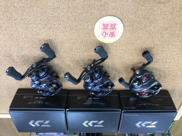 狭山店　本日の釣具買取商品！「ダイワ　〇２０スティーズＡＩＲ　ＴＷ　５００ＸＸＨＬ（極上ウルトラ超美品）〇２１スティーズＡ　ＴＷ　ＨＬＣ　８．１Ｌ（極上ウルトラ超美品）〇２１スティーズＡ　ＴＷ　ＨＬＣ　７．１Ｌ（極上ウルトラ超美品）などが、買取入荷しました！」（狭山店）サムネイル