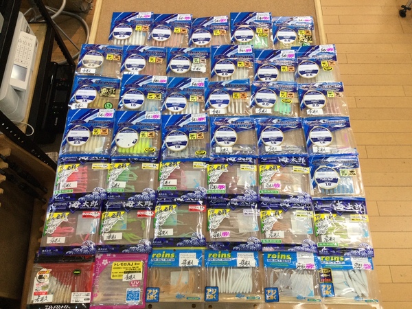 【最新釣具買取情報】「人気メーカーのライトソルトワーム多数！」買取り入荷致しました。（つりどうぐ一休　葛の葉店）サムネイル