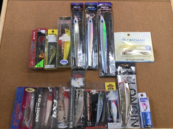 【最新釣具買取情報☆第２弾☆】「人気メーカーのソルトルアー！」買取り入荷致しました。（つりどうぐ一休　葛の葉店）サムネイル