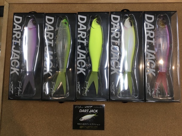 狭山店【新製品入荷情報】「フィッシュアロー×ＤＲＴ　ダートジャック（新製品・５色新入荷）＆アイスフォーゲル　〇ウェイビー　３インチ（新製品・６色新入荷）　〇ライブシンカー（新製品）などが、入荷しました！」（狭山店）サムネイル