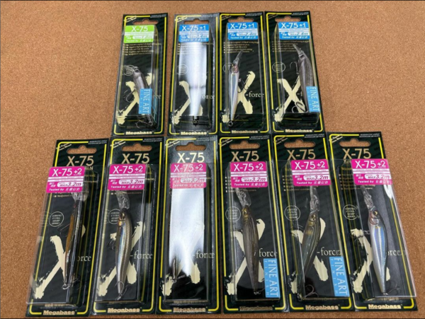 滋賀守山店　入荷情報　メガバス　X-75　X-75+1　X-75+2、　ハイドアップ　コイケポッパーフロッグ125　入荷致しました。サムネイル