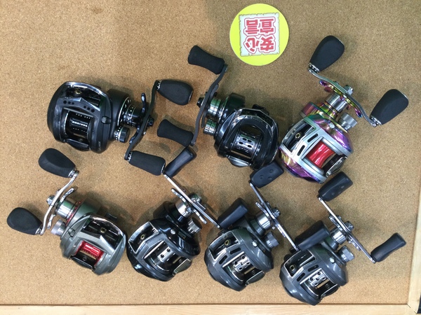 狭山店　本日の釣具買取商品　第３弾！「Ａｂｕ　〇ＲＥＶＯ　ＥＬＩＴＥ　オーロラ（右）〇ＲＥＶＯ　ＳＬＣ　ＩＢ８（左）〇ＲＥＶＯ　ＭＧＸ（右）〇ＲＥＶＯ　ＡＬＴ（左）〇ＲＥＶＯ　ＳＸ（右）〇ＲＥＶＯ　ＥＬＩＴＥ（右２台）〇テイルウォーク　タイゲーム６６Ｒ（右）〇ＳＬＡＳＨ　コードゼロＨＧ（左）〇ＧＲＡＩＮ　クーゼ＃７　〇ＲＳＴ　コヒノール１などが、買取入荷しました！」（狭山店）サムネイル