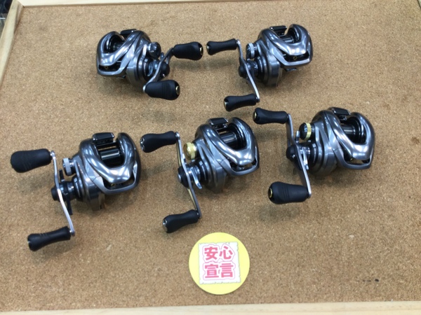 狭山店　本日の釣具買取商品　第５弾！「シマノ　〇１５メタニウムＤＣ　ＨＧ（右２台）〇１５メタニウムＤＣ　ＸＧ（右２台）〇１５メタニウムＤＣ（左）などが、買取入荷しました！」（狭山店）サムネイル