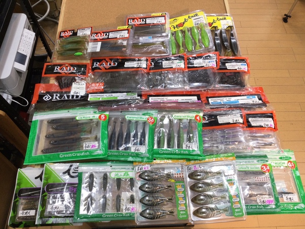 【最新釣具買取情報】「人気メーカーのワーム多数！」買取り入荷致しました。（つりどうぐ一休　葛の葉店）サムネイル