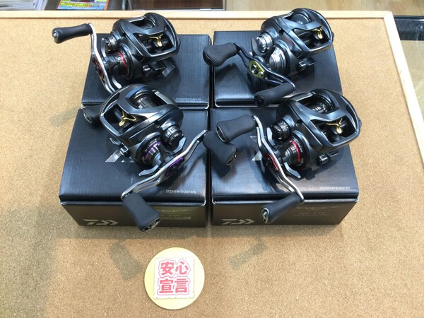 狭山店　本日の釣具買取商品　第３弾！「ダイワ　〇１７スティーズＳＶ  ＴＷ  １０１２ＸＨＬ（人気！）〇１６スティーズＳＶ  ＴＷ  １０１６ＳＨ（２台）〇１７スティーズＡ  ＴＷ  １００Ｈなどが、買取入荷しました！」（狭山店）サムネイル