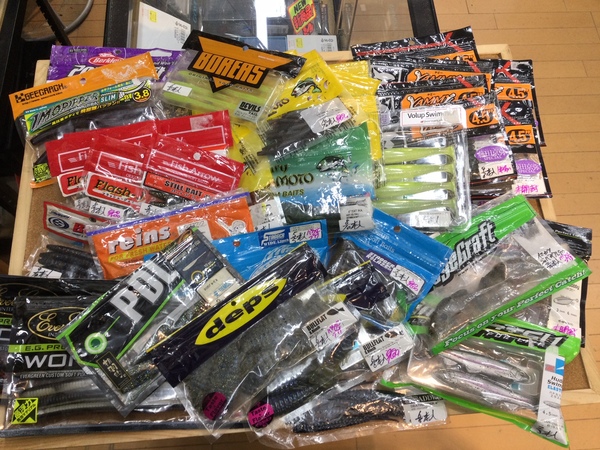 【最新釣具買取情報】「人気メーカーのワーム多数！」買取り入荷致しました。（つりどうぐ一休　葛の葉店）サムネイル