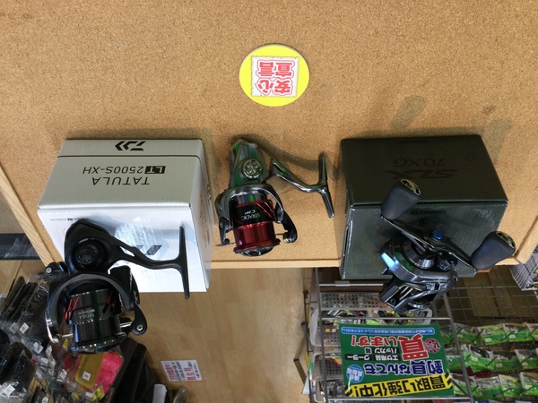 狭山店　本日の釣具買取商品　第３弾！「シマノ　〇２４ＳＬＸ　７０ＸＧ（美品）〇１６ストラディックＣＩ４＋　２５００Ｓ＆ダイワ　１８タトゥーラＬＴ　２５００Ｓ₋ＸＨなどが、買取入荷しました！」（狭山店）サムネイル