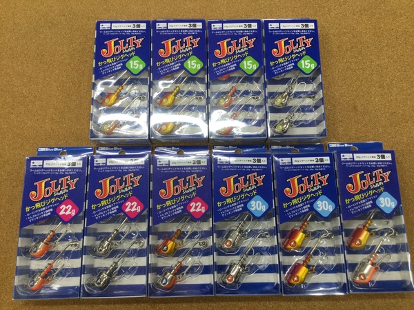 （新製品入荷情報☆第２弾☆）ブルーブルー　ジョルティ ジグヘッド１５ｇ／２２ｇ／３０ｇ　入荷致しました！（寝屋川店）サムネイル