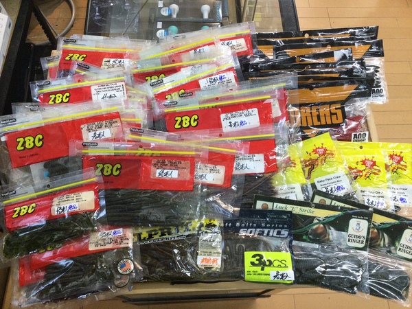 【最新釣具買取情報☆第３弾☆】「人気メーカーのワーム多数！」買取り入荷致しました。（つりどうぐ一休　葛の葉店）サムネイル