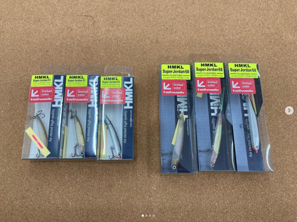 滋賀守山店　新製品入荷情報　・ハンクル 　スーパージョーダン53 　スーパージョーダン68 　・一誠 　GCミノー75MR SP　GCクランク42　・ジークラック 　ベローズスティックフローティング3.8　入荷致しました。サムネイル