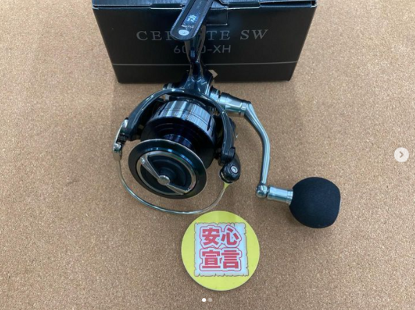 滋賀守山店　中古釣具買取入荷　   ・ダイワ　 21セルテートSW6000-XH　 SSSV103L 　買取入荷しました。　サムネイル