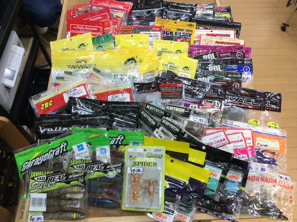 【最新釣具買取情報☆第２弾☆】「人気メーカーのワーム多数！」買取り入荷致しました。（つりどうぐ一休　葛の葉店）サムネイル