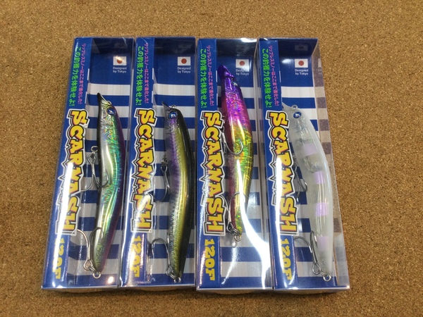 狭山店【製品入荷情報】第３弾！「ブルーブルー　〇スカーナッシュ１２０Ｆ（４色入荷）〇ゼッパー８０Ｓ（１２色入荷）などが、入荷しました！」（狭山店）サムネイル