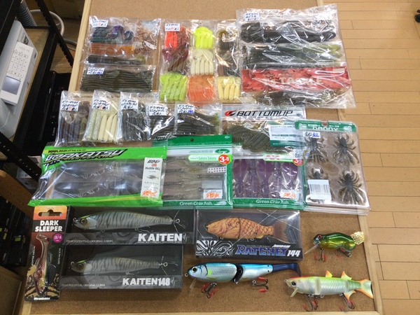 【最新釣具買取情報】「人気メーカーのルアー＆ワーム！」買取り入荷致しました。（つりどうぐ一休　葛の葉店）サムネイル