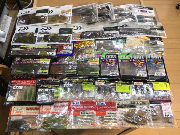 【最新釣具買取情報☆第４弾☆】「人気メーカーのワーム多数！」買取り入荷致しました。（つりどうぐ一休　葛の葉店）サムネイル