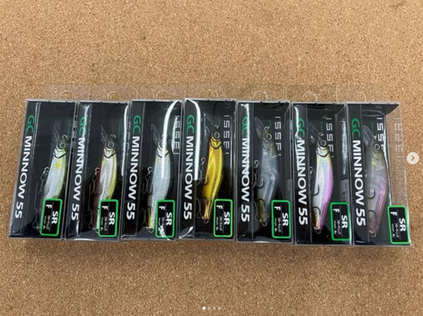 滋賀守山店　入荷情報　・一誠　GCミノー55SR　GCGNミノー89SRSP　GCGNミノー75MRSP　・ジャッカル　リレンジ85　・エバーグリーン 　ジャックハンマー3/8oz&1/2oz 　入荷いたしました。サムネイル