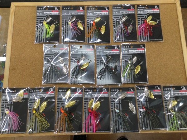 （新製品入荷情報）一誠　Ｇ．Ｃ．クルコマ８ｇ（Ｄ．Ｗ）／１３ｇ（Ｄ．Ｗ）　ＡＫパンチ２．８インチ　カタクチワームヤバクネ４．５インチ　キャラメルシャッド２．６インチ　ライアミノー小魚ワーム４インチ　入荷致しました！（寝屋川店）サムネイル