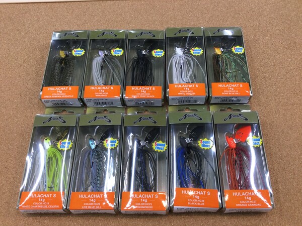 狭山店【新製品入荷情報】「ノリーズ　フラチャットＳ　〇１０ｇ（１０色新入荷）〇１４ｇ（１０色新入荷）〇１８ｇ（４色新入荷）などが、入荷しました！」（狭山店）サムネイル
