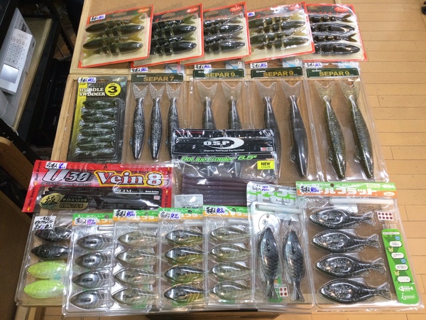 【最新釣具買取情報】「人気メーカーのワーム多数！」買取り入荷致しました。（つりどうぐ一休　葛の葉店）サムネイル