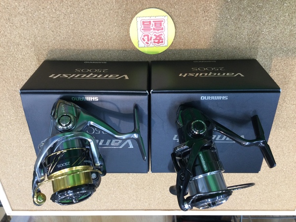 狭山店　本日の釣具買取商品　第２弾！「シマノ　〇１９ヴァンキッシュ　２５００Ｓ（美品）〇１６ヴァンキッシュ　２５００Ｓ（超美品）などが、買取入荷しました！」（狭山店）サムネイル