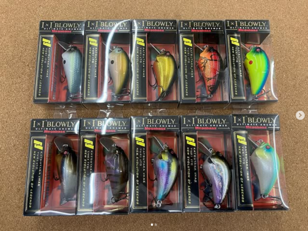 滋賀守山店　新製品入荷情報　・メガバス 　I×Iブローリー　・ハイドアップ　 コイケ17mmソフトマテリアル　・フィッシュマグネット 　マガテール4.5　・ジャッカル　 シボフラット4.8　・ヤマリア エギ王K3.5号　ドキドキマリン　・エバーグリーン　 TGブロー3/8&1/2oz　入荷いたしました。サムネイル